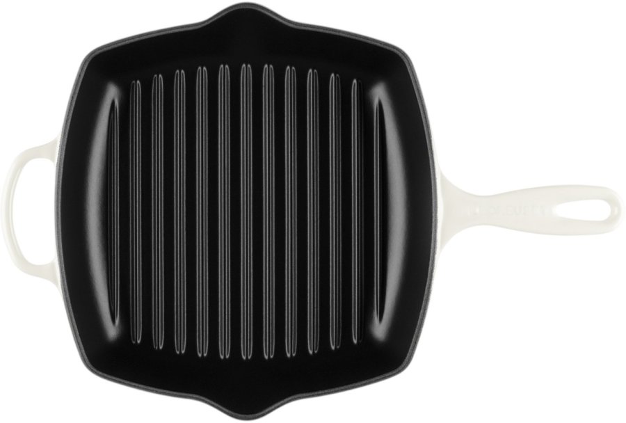 Le Creuset Signature Stbejernsgrillpande 26 cm, Meringue