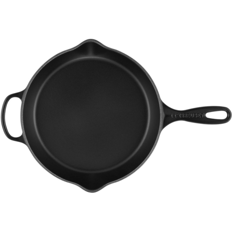 Le Creuset Signature Dyb Stbejernspande 26 cm, Mat Sort