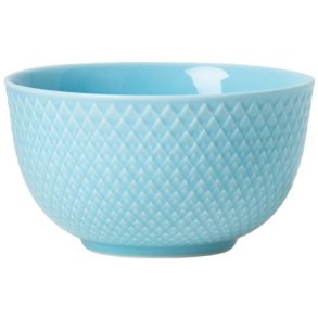 Lyngby Porcelæn Rhombe Color Skål Ø11 cm, Turkis
