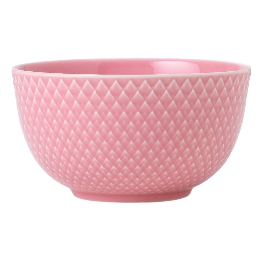 Lyngby Porceln Rhombe Color Schale 11 cm, Rosa