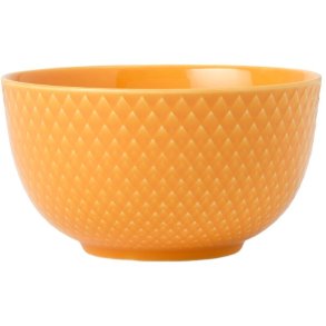 Lyngby Porcelæn Rhombe Color Skål Ø11 cm, Gul