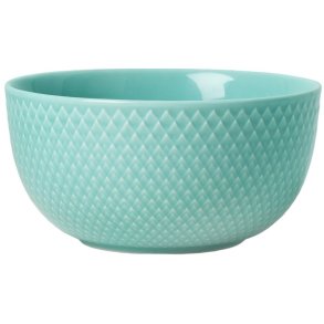 Lyngby Porcelæn Rhombe Color Skål Ø13 cm, Aqua