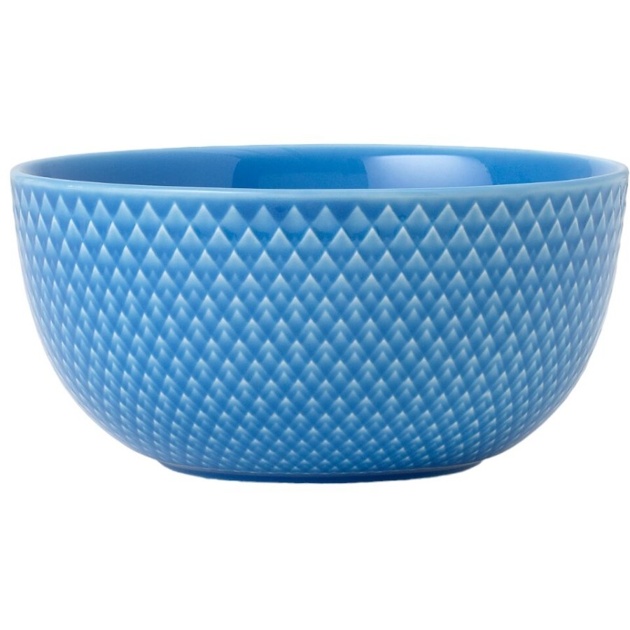 Lyngby Porceln Rhombe Color Schale 13 cm, Blau