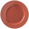 Lyngby Porceln Rhombe Color Tallerken 23 cm, Terracotta