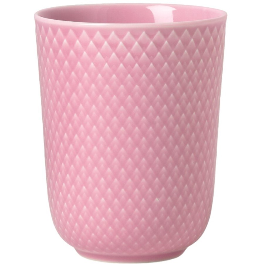 Lyngby Porceln Rhombe Color Becher 33 cl, Rosa