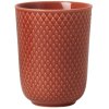 Lyngby Porceln Rhombe Color Krus 33 cl, Terracotta