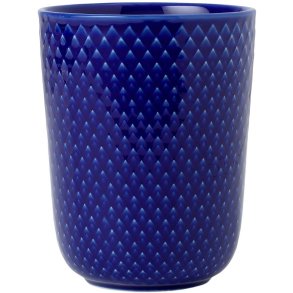 Lyngby Porceln Rhombe Color Becher 33 cl, Dunkelblau