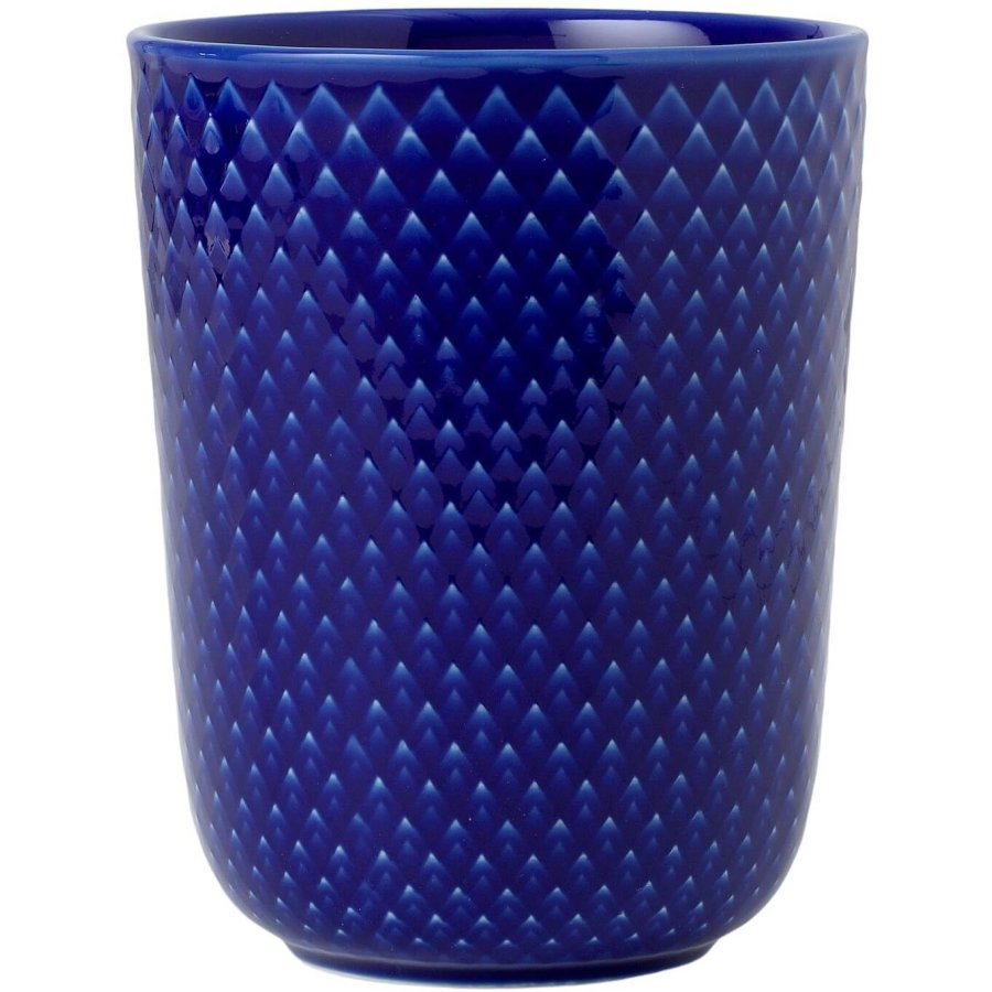 Lyngby Porceln Rhombe Color Becher 33 cl, Dunkelblau