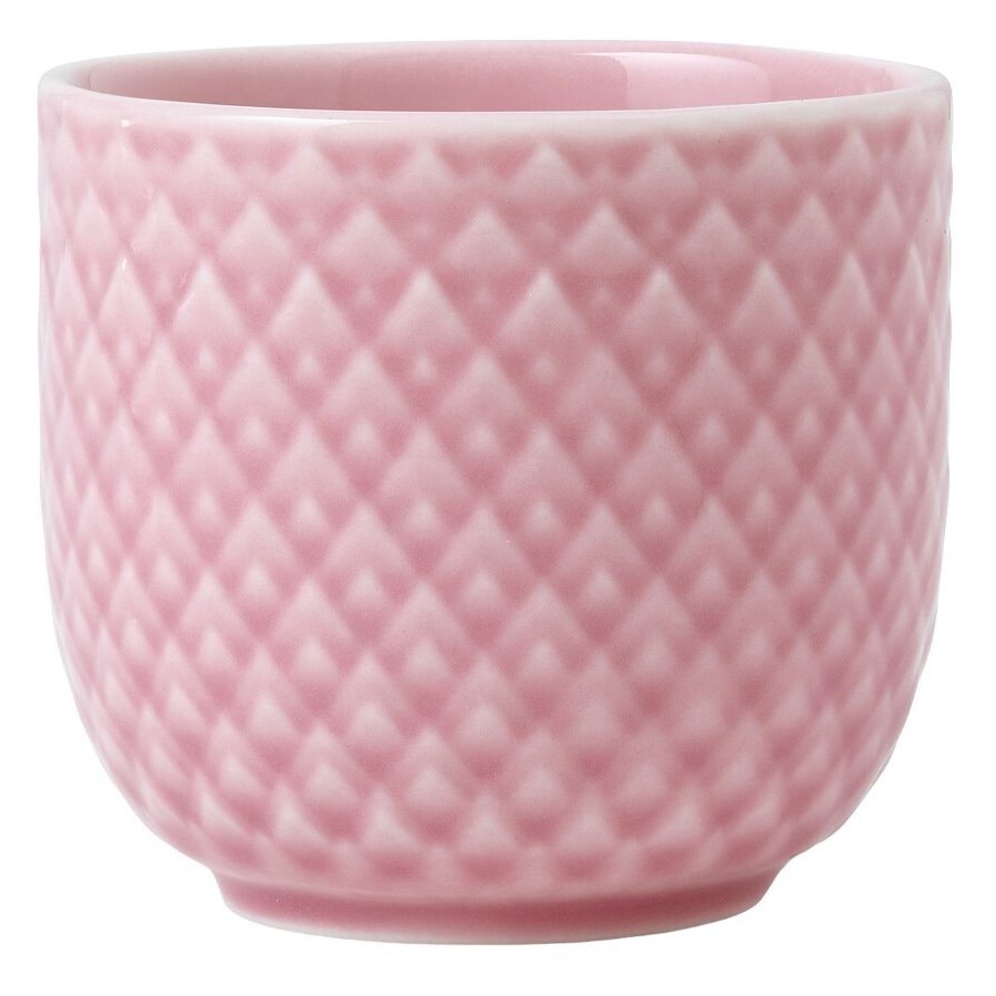 Lyngby Porceln Rhombe Color Eierbecher H4,5 cm, Rosa