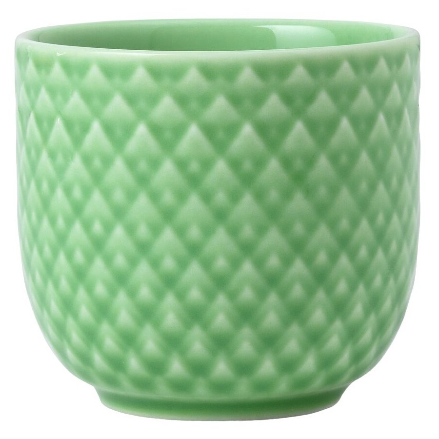 Lyngby Porceln Rhombe Color Eierbecher H4,5 cm, Grün