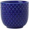 Lyngby Porceln Rhombe Color Eierbecher H4,5 cm, Dunkelblau