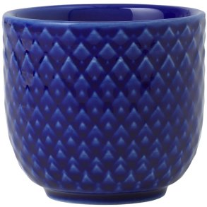 Lyngby Porcelæn Rhombe Color Æggebæger H4,5 cm, Mørk Blå