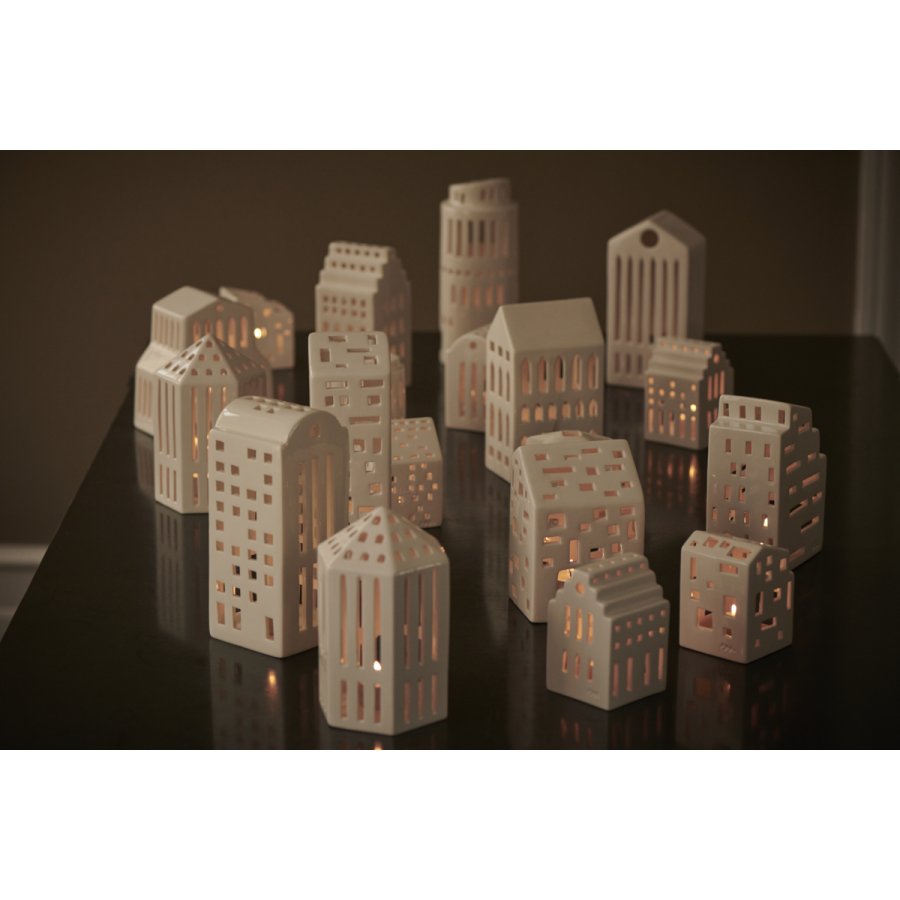 Kähler Urbania Lyshus Pantheon H20 cm, Hvid