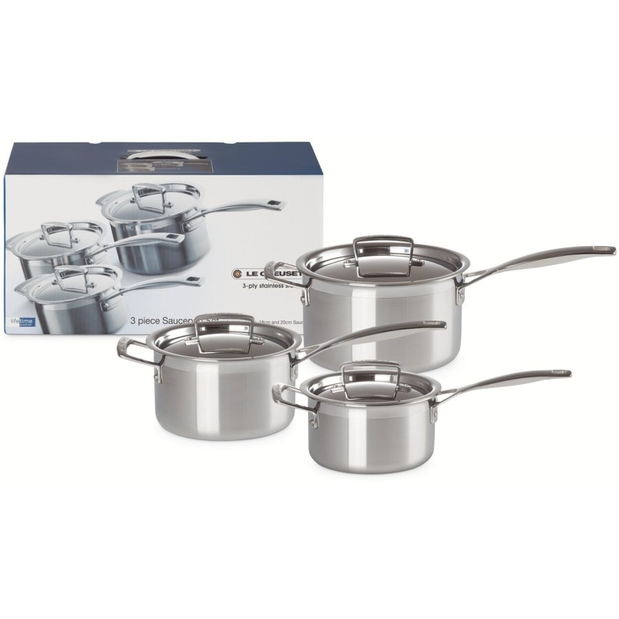 Le Creuset 3-Ply Classic Grydest 3 Dele