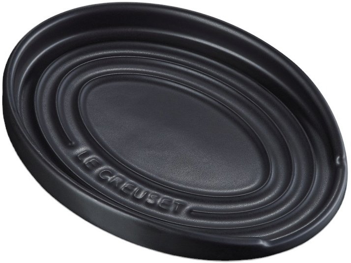 Le Creuset Grydeskeholder 16 cm, Mat Sort