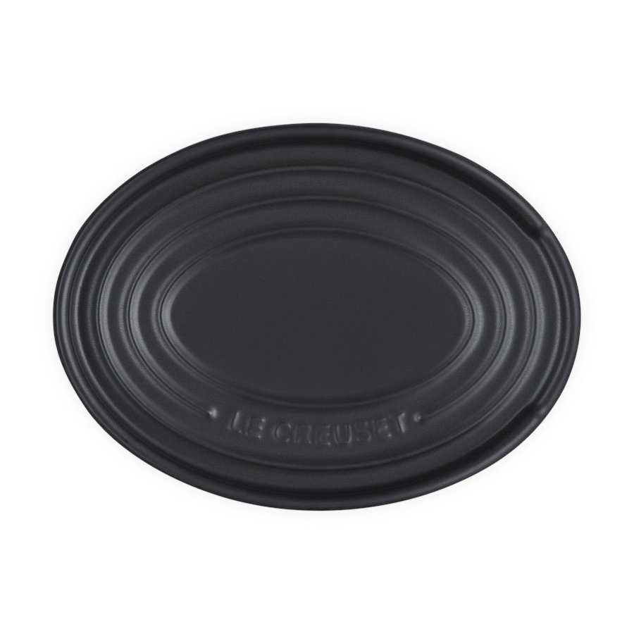 Le Creuset Grydeskeholder 16 cm, Mat Sort