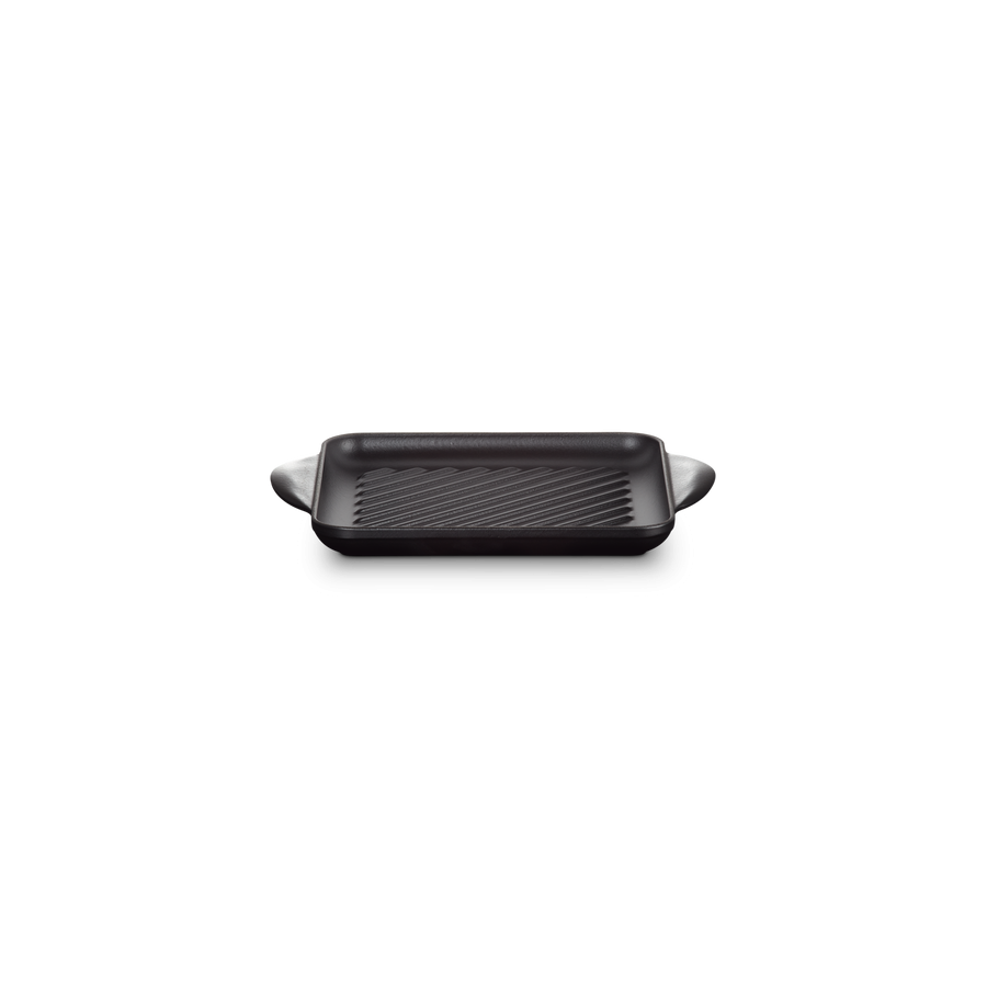 Le Creuset Kvadratisk grillplade 24 cm, Mat Sort