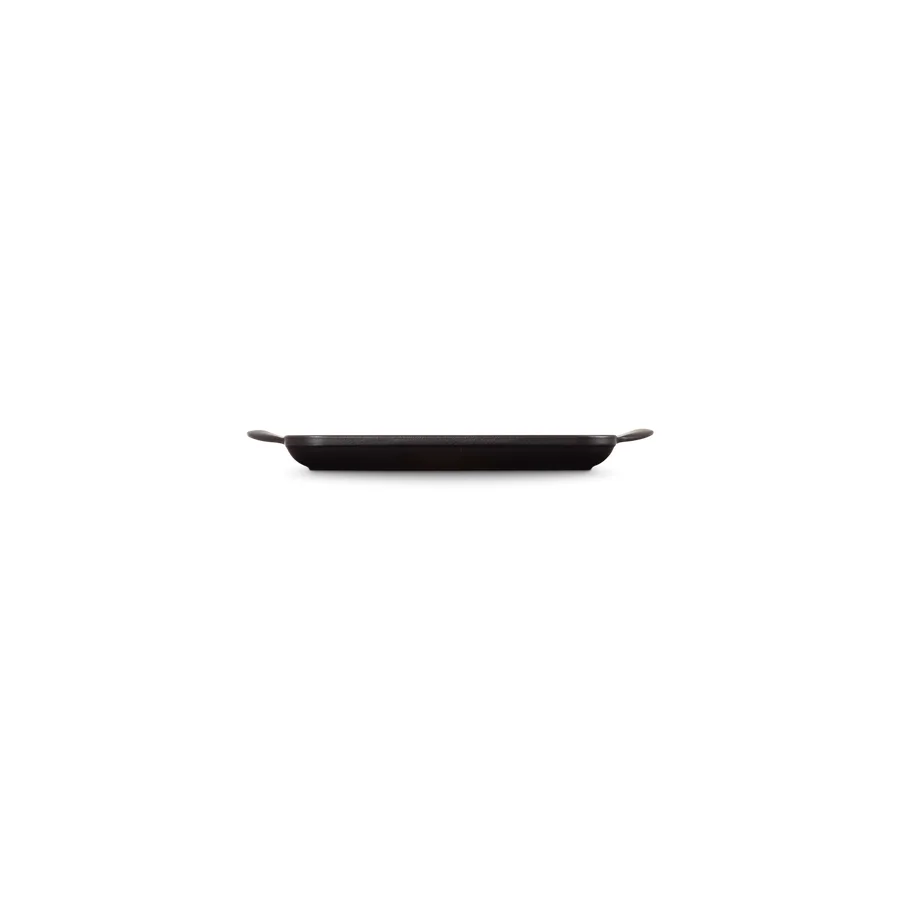 Le Creuset Kvadratisk grillplade 24 cm, Mat Sort