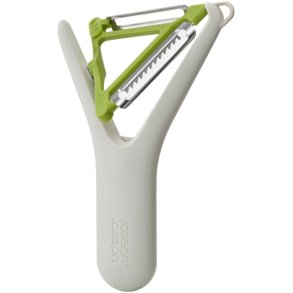 Joseph Joseph Switch 2-in-1 Schäler 16 cm, Stone/Green