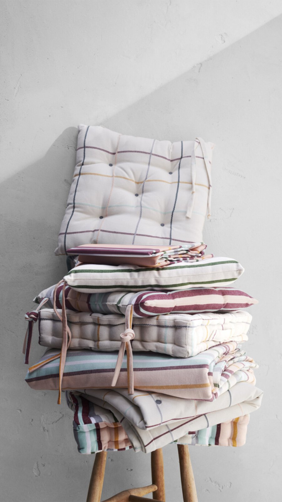 Rosendahl Outdoor Stripes Havehynde 40x4x40 cm, Multi
