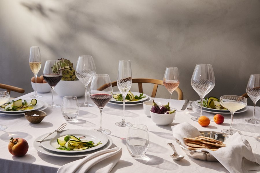 Holmegaard Cabernet Lines Hvidvinsglas 2 stk. 36 cl