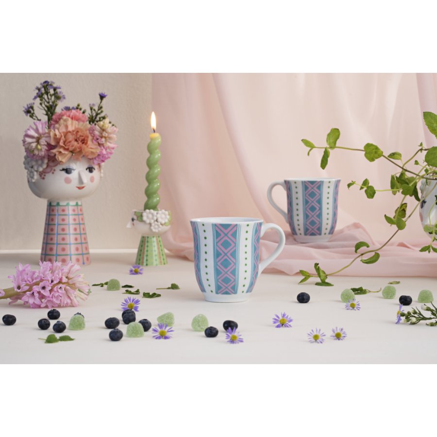 Bjrn Wiinblad Eva Vase H18,5 cm, Pink