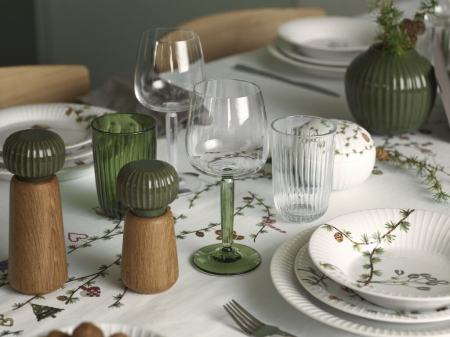 Khler Hammershi Christmas Teller 22 cm, Wei