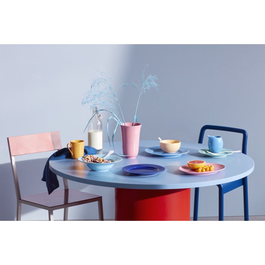 Lyngby Porceln Rhombe Color Milchkännchen 39 cl, Blau