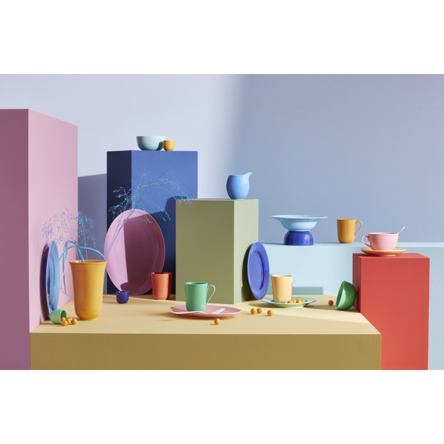 Lyngby Porceln Rhombe Color Eierbecher H4.5 cm, Gelb