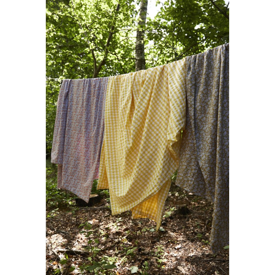 Juna Pleasantly Sengetj 140x200 cm, Lys Bl/Blomstret