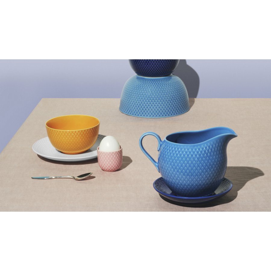 Lyngby Porceln Rhombe Color Eierbecher H4,5 cm, Rosa