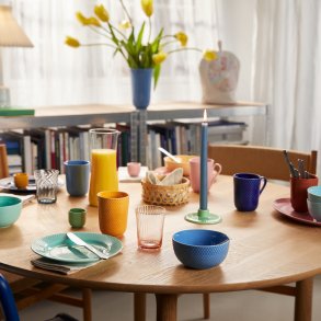 Lyngby Porcelæn Rhombe Color Krus 33 cl, Gul