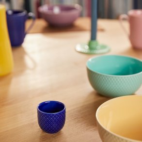 Lyngby Porcelæn Rhombe Color Skål Ø13 cm, Aqua