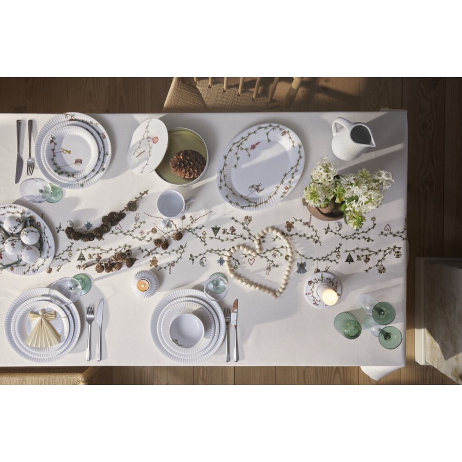 Kähler Hammershi Christmas Tallerken 19 cm, Hvid