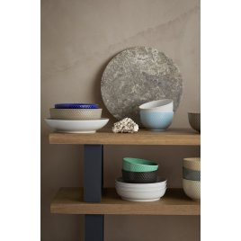 Lyngby Porceln Rhombe Earth Skl 11 cm, Slate