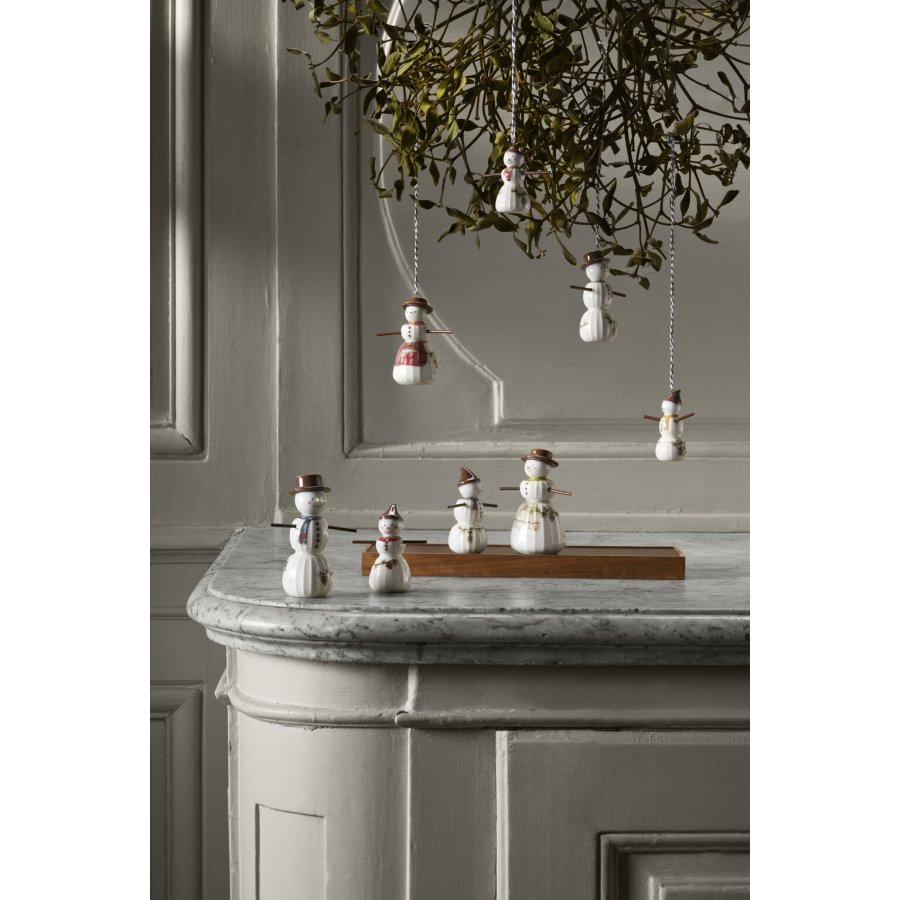 Kähler Hammershi Christmas Ophng Snedreng H7 cm, Hvid