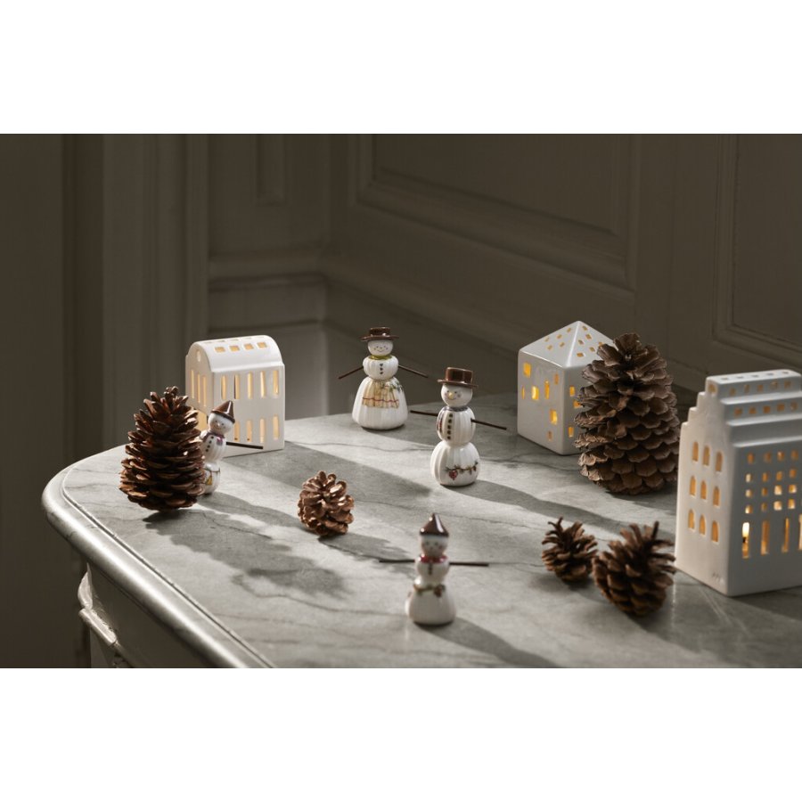 Kähler Hammershi Christmas Snedreng H9 cm, Hvid