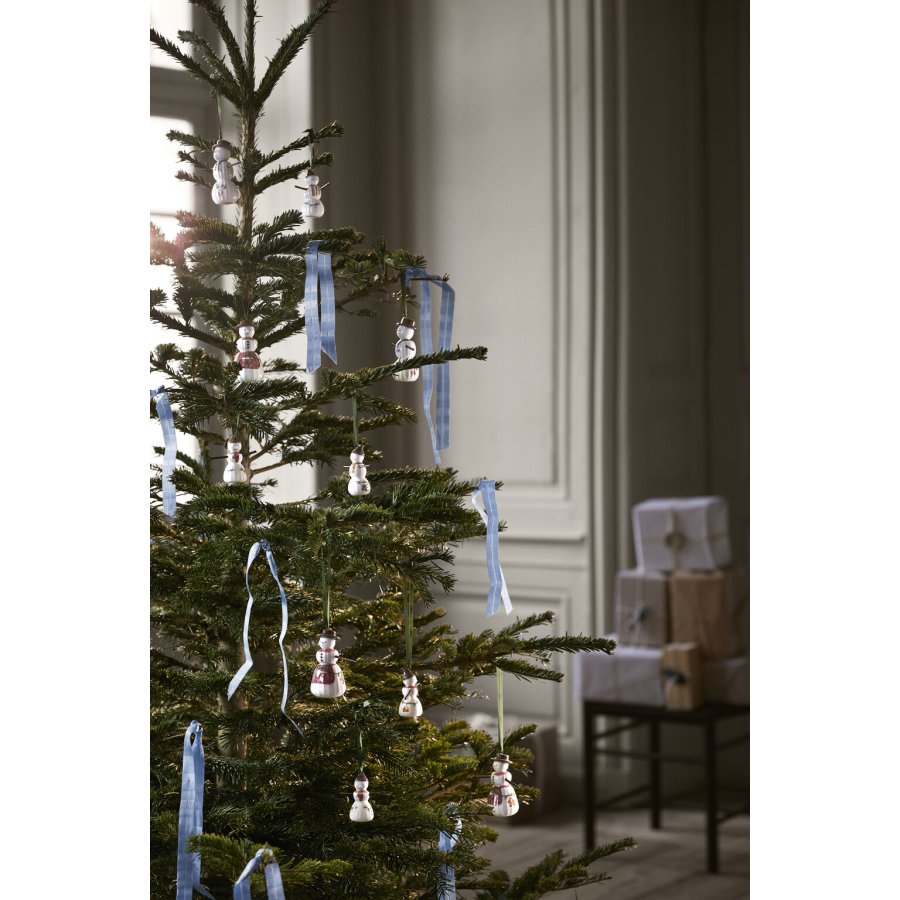 Kähler Hammershi Christmas Ophng Snepige H6,5 cm, Hvid