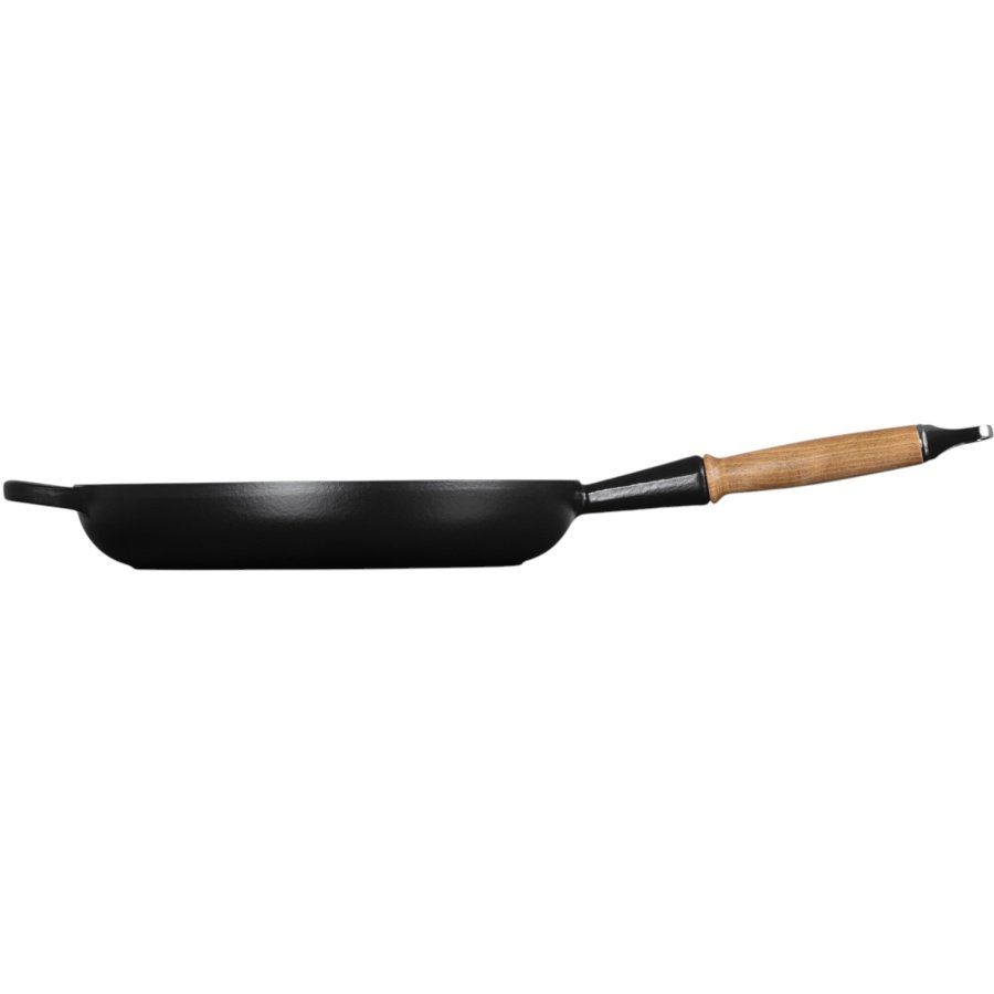 Le Creuset Signature Stbejernspande m. Trhndtag 28 cm, Mat Sort
