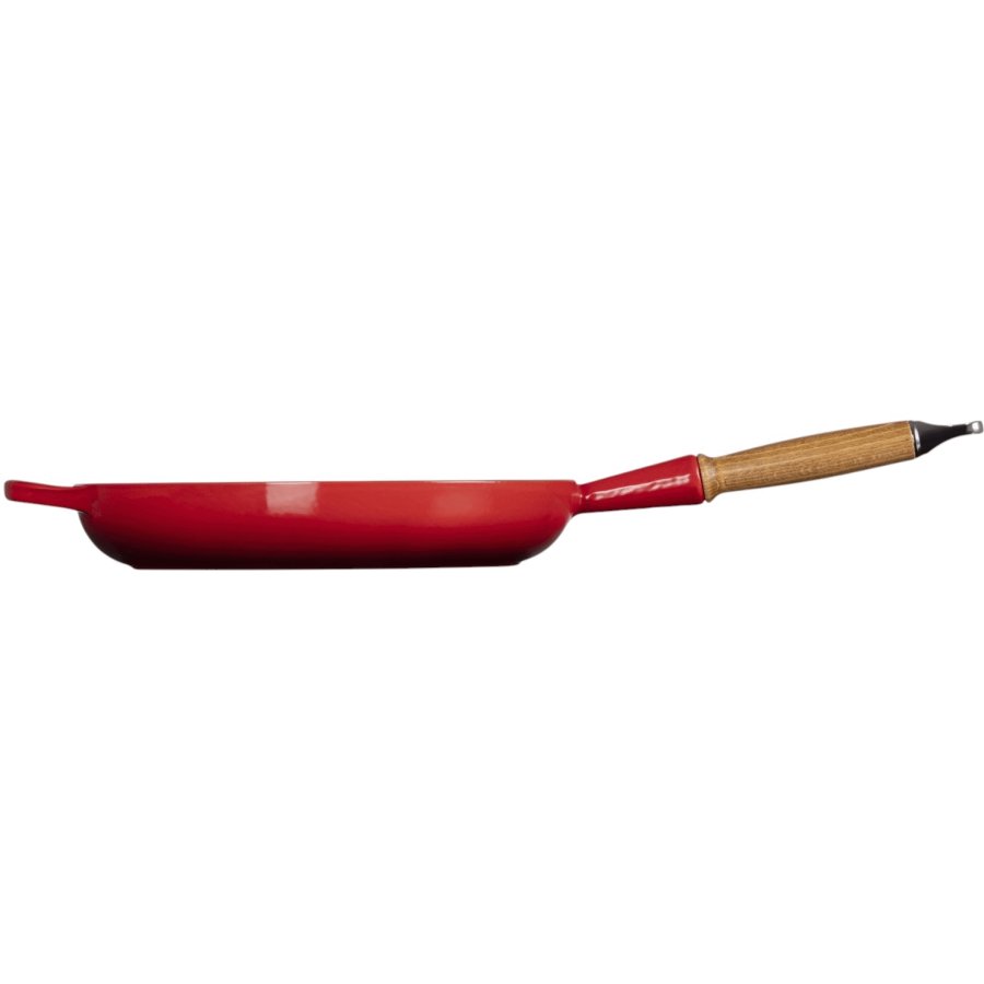 Le Creuset Signature Stbejernspande m. Trhndtag 28 cm, Cerise
