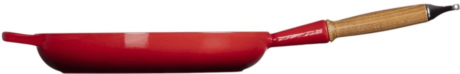 Le Creuset Signature Stbejernspande m. Trhndtag 28 cm, Cerise