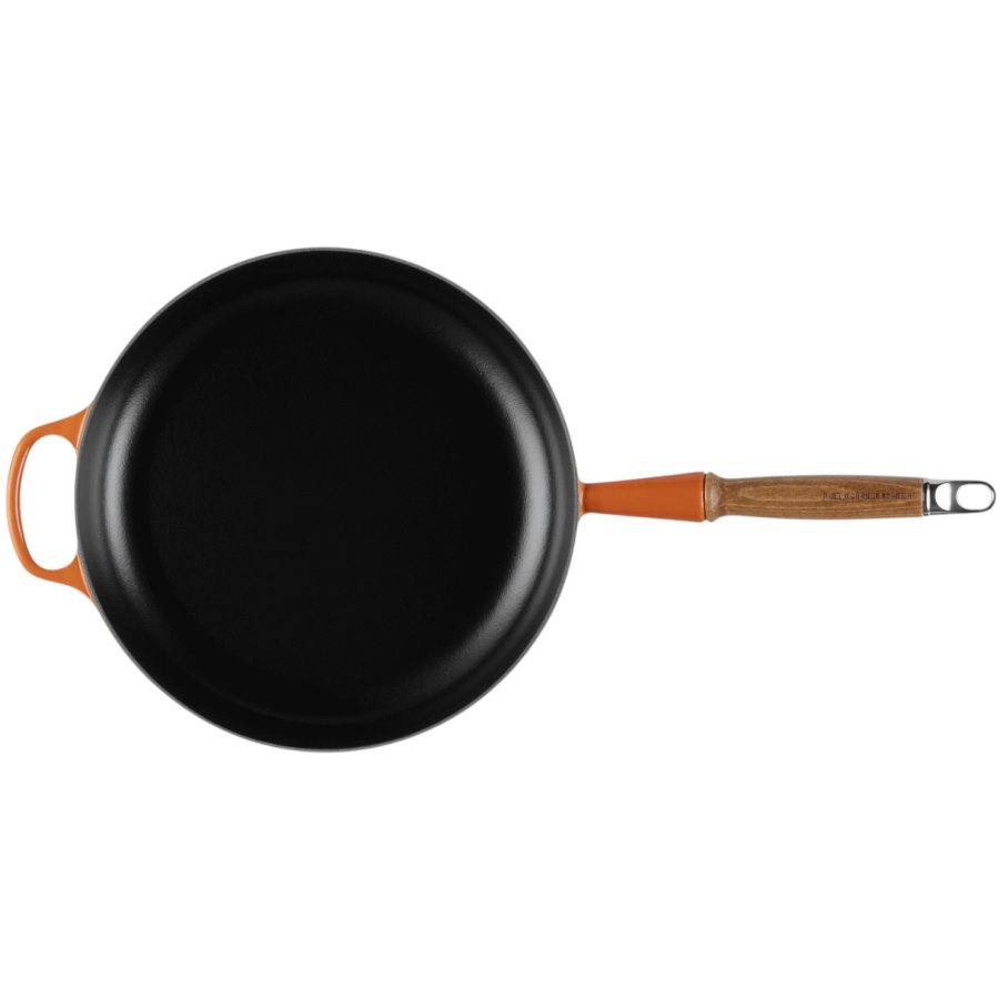 Le Creuset Signature Stbejernspande m. Trhndtag 28 cm, Volcanic