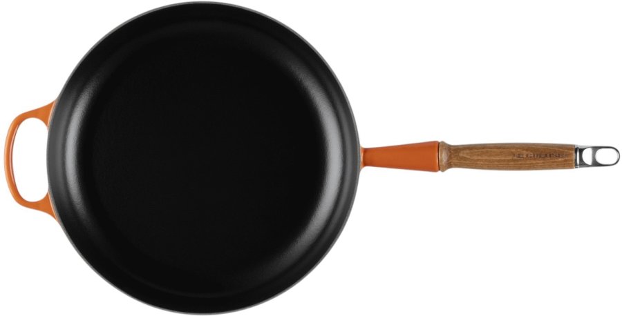 Le Creuset Signature Stbejernspande m. Trhndtag 28 cm, Volcanic