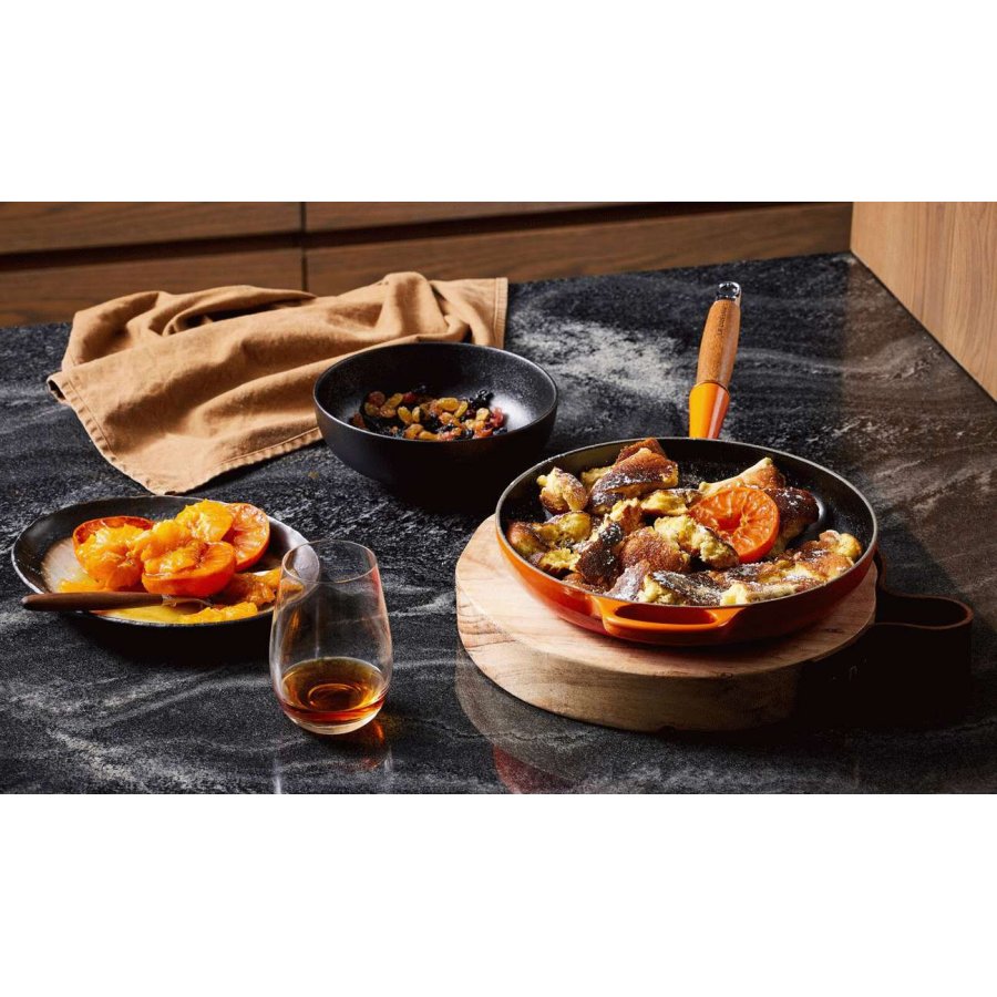 Le Creuset Signature Stbejernspande m. Trhndtag 28 cm, Volcanic