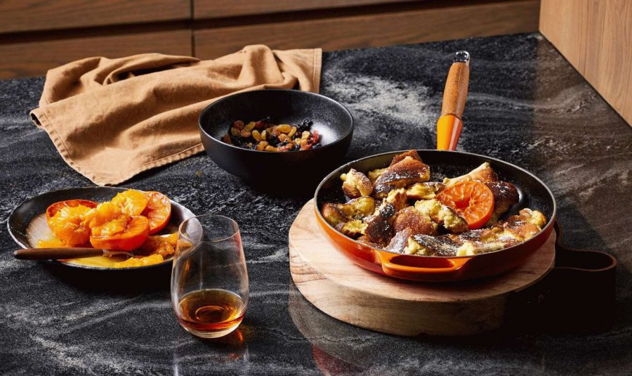 Le Creuset Signature Stbejernspande m. Trhndtag 28 cm, Volcanic