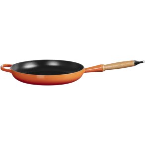 Le Creuset Signature Stbejernspande m. Trhndtag 28 cm, Volcanic