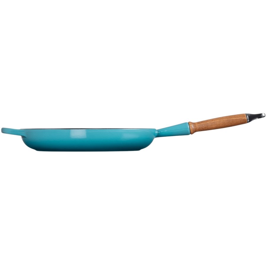 Le Creuset Signature Stbejernspande m. Trhndtag 28 cm, Caribbean