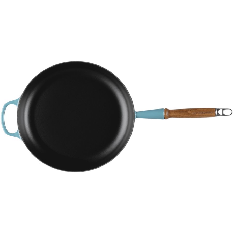 Le Creuset Signature Stbejernspande m. Trhndtag 28 cm, Caribbean