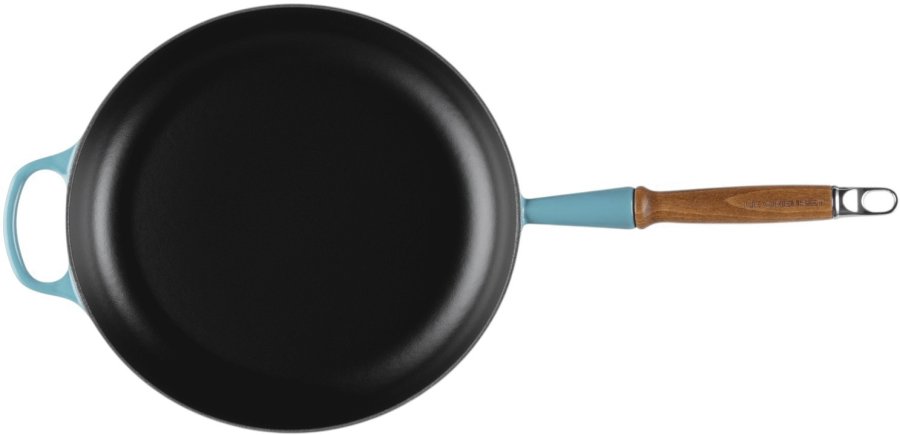 Le Creuset Signature Stbejernspande m. Trhndtag 28 cm, Caribbean