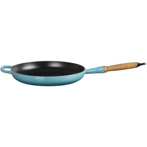 Le Creuset Signature Stbejernspande m. Trhndtag 28 cm, Caribbean